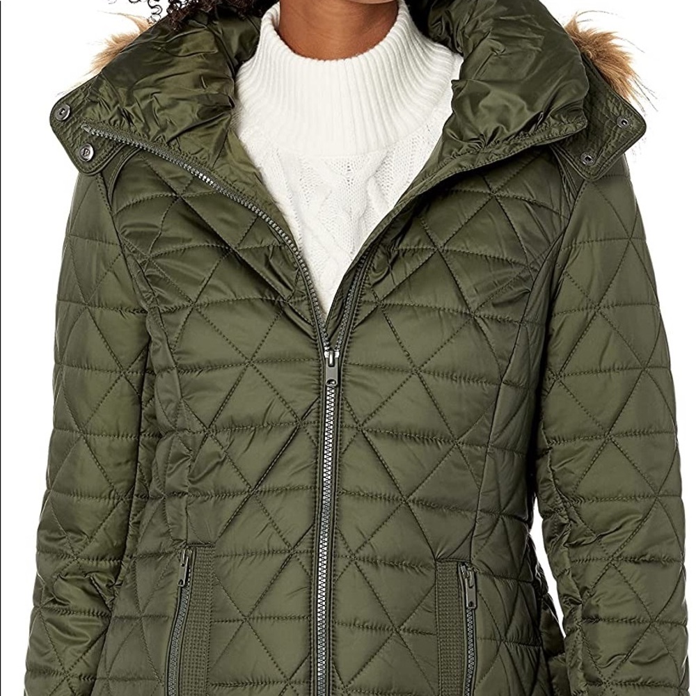 Khaki winter jacket